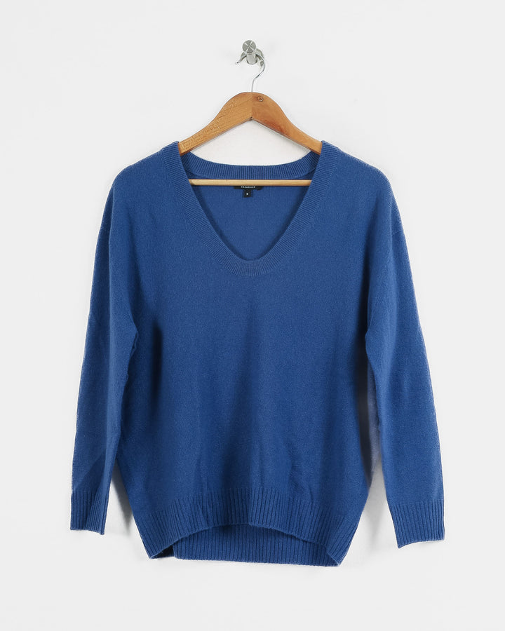 Estheme Col V Bleu