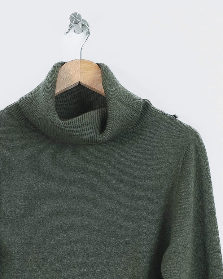 Estheme Col Roulé Vert