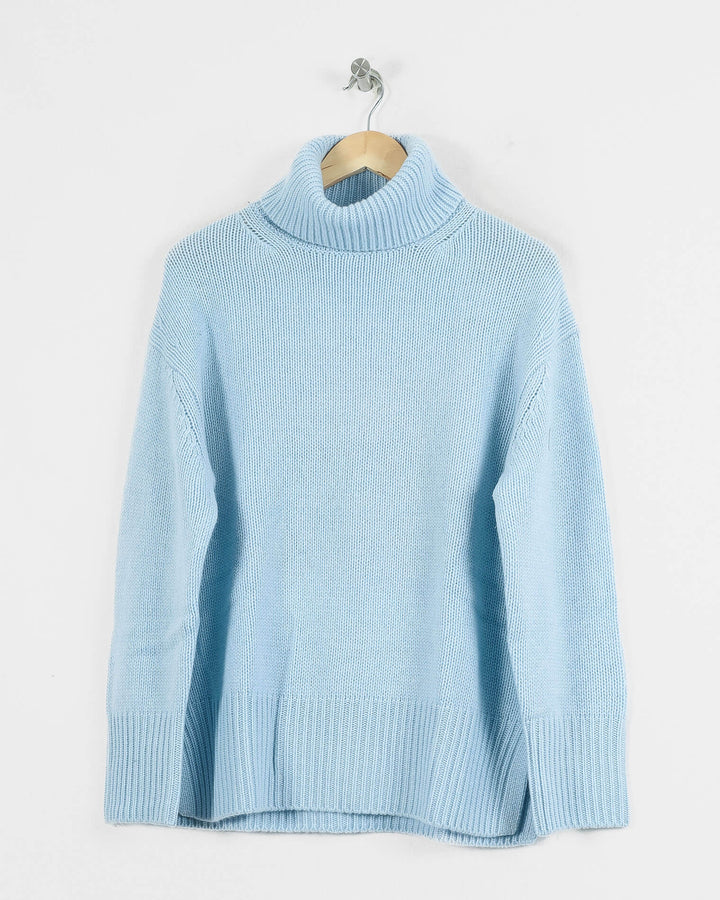 Estheme Col Roulé Bleu
