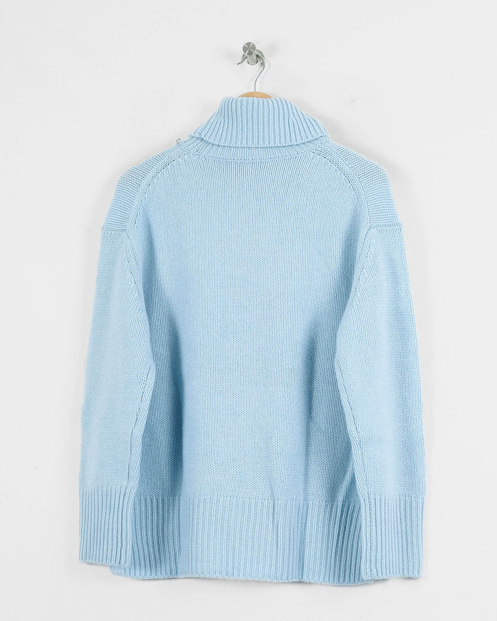 Estheme Col Roulé Bleu