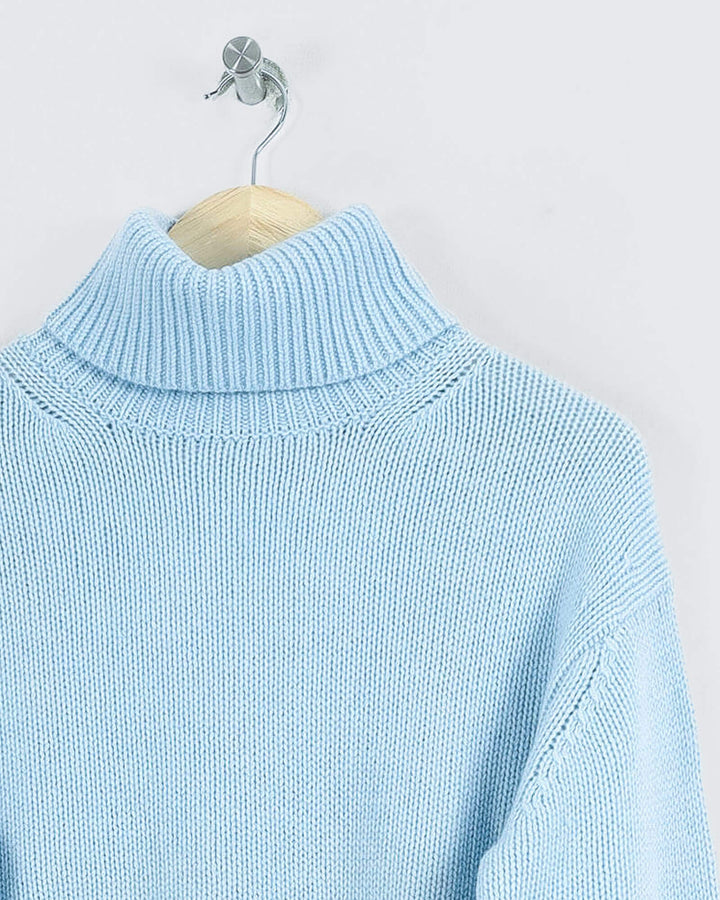 Estheme Col Roulé Bleu