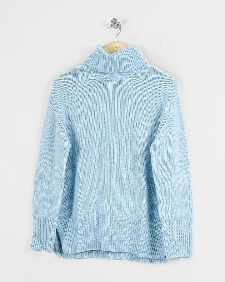 Estheme Col Roulé Bleu