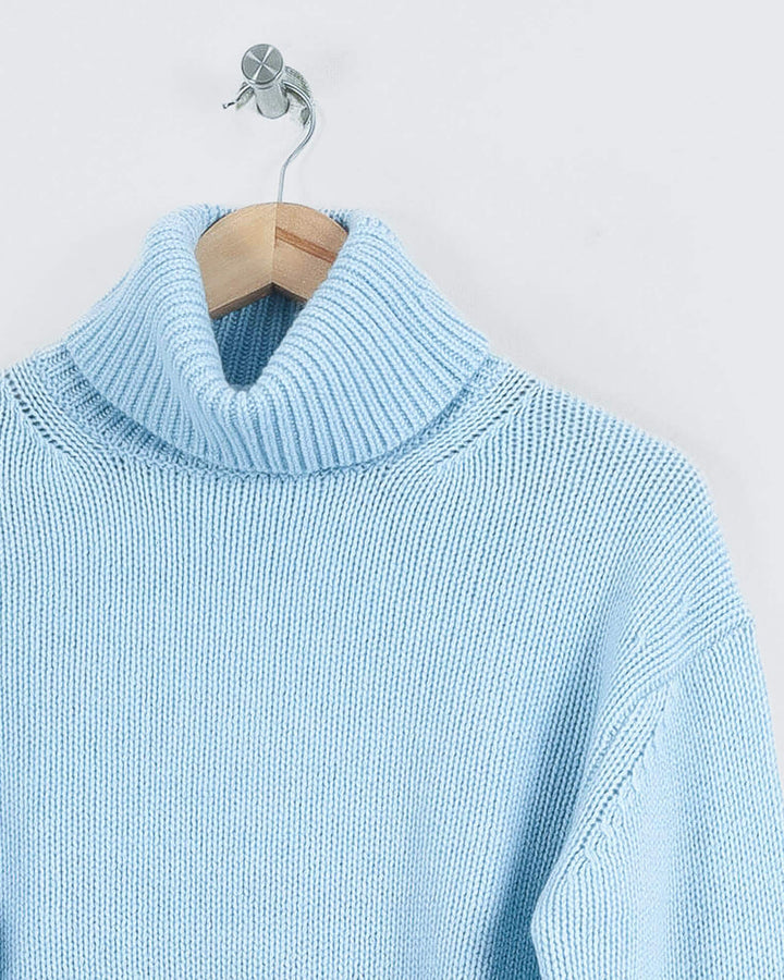 Estheme Col Roulé Bleu