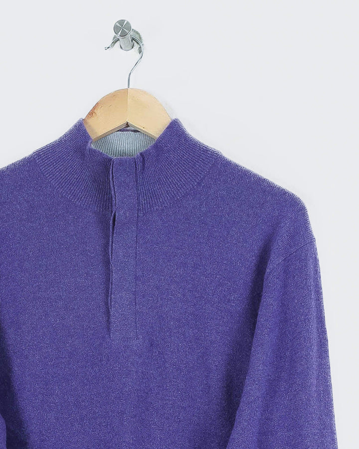 Estheme Col Roulé Violet