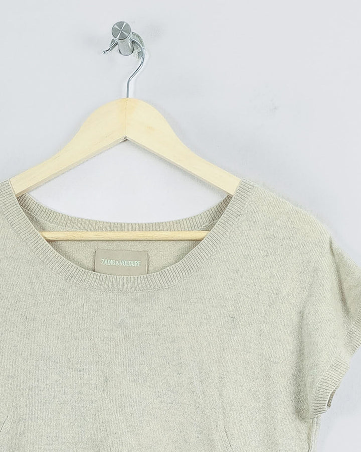 Zadig & Voltaire Sans Manche Beige