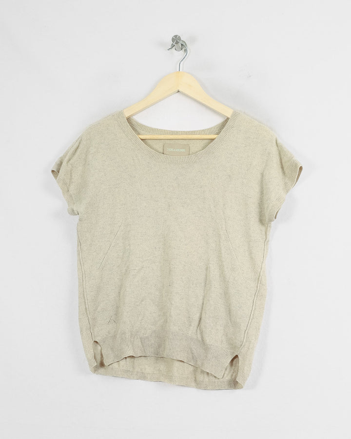 Zadig & Voltaire Sans Manche Beige