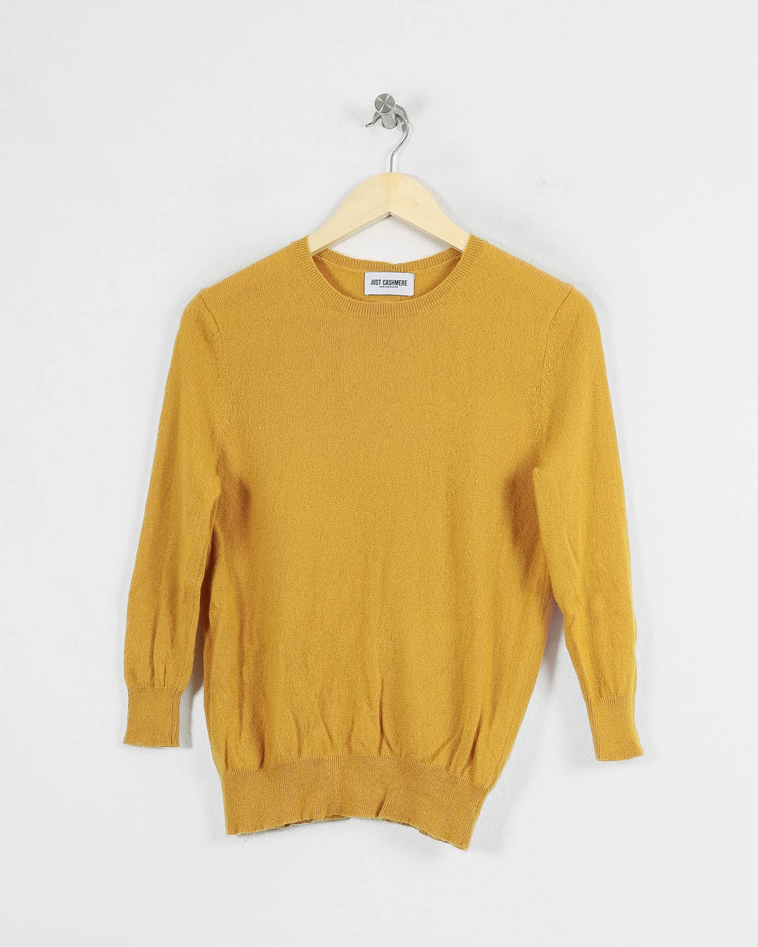 Just Cashmere Col Rond Jaune