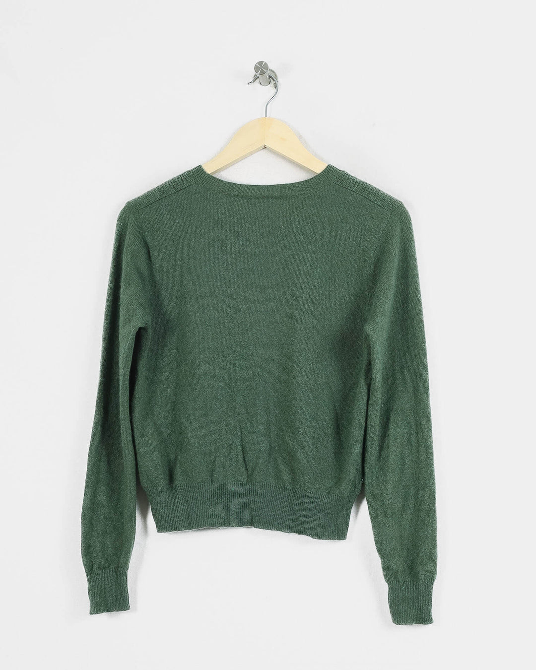 Absolut Cashmere Col Rond Kaki
