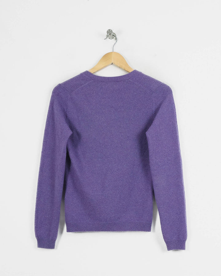 Eric Bompard Col V Violet