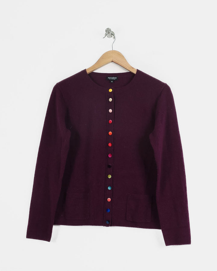 Estheme Col Rond Violet