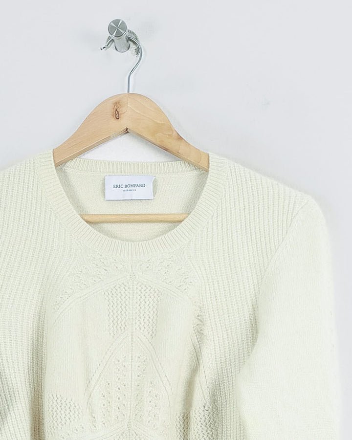 Eric Bompard Col Rond Beige