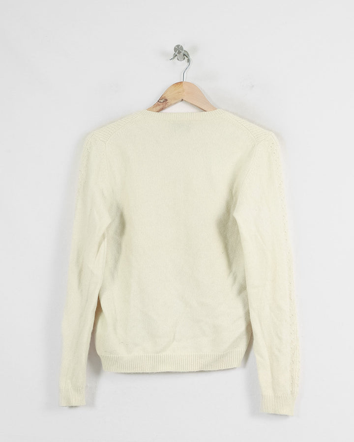 Eric Bompard Col Rond Beige