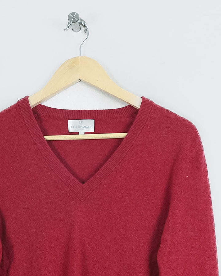 Eric Bompard Col V Rouge