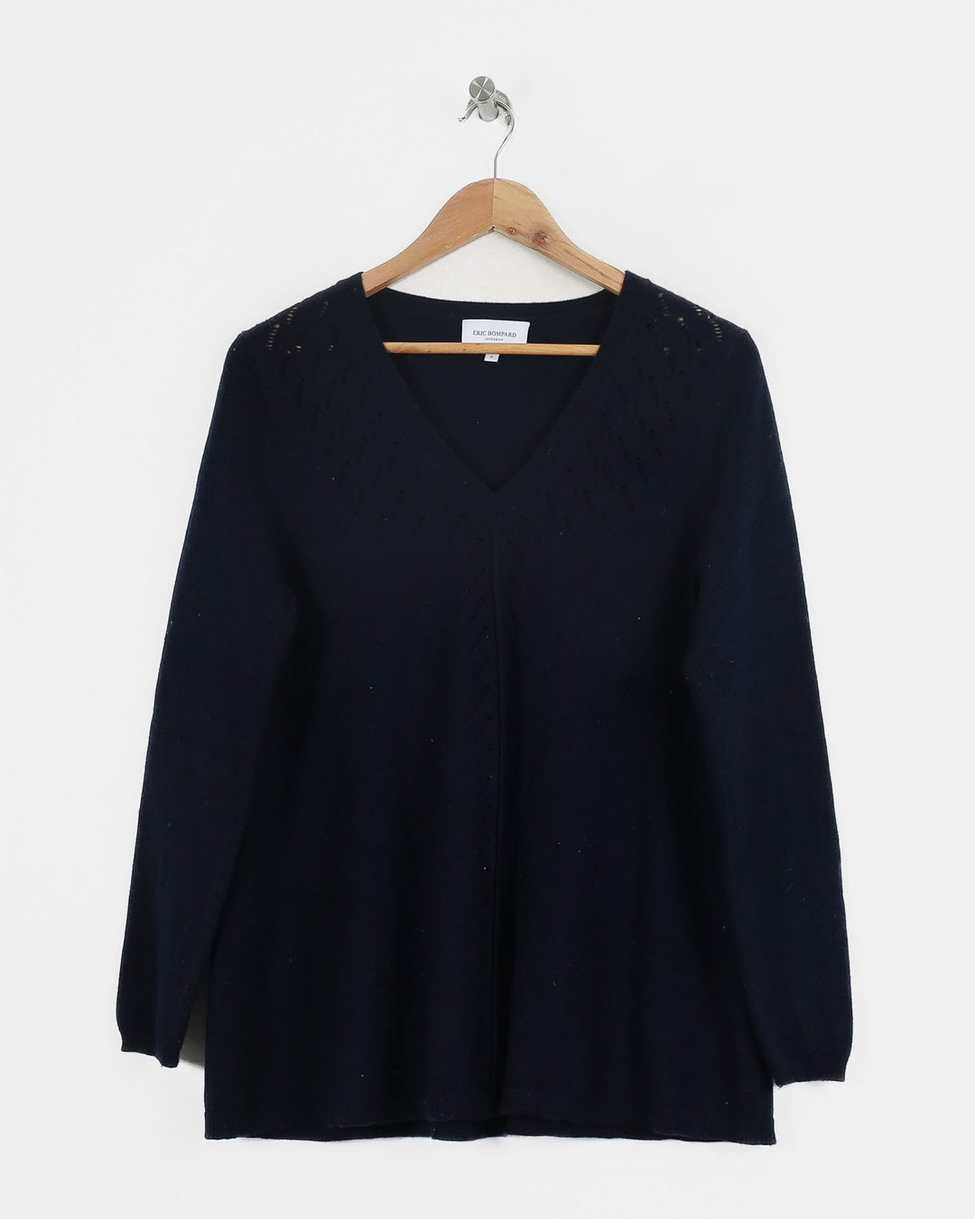 Eric Bompard Col V Bleu