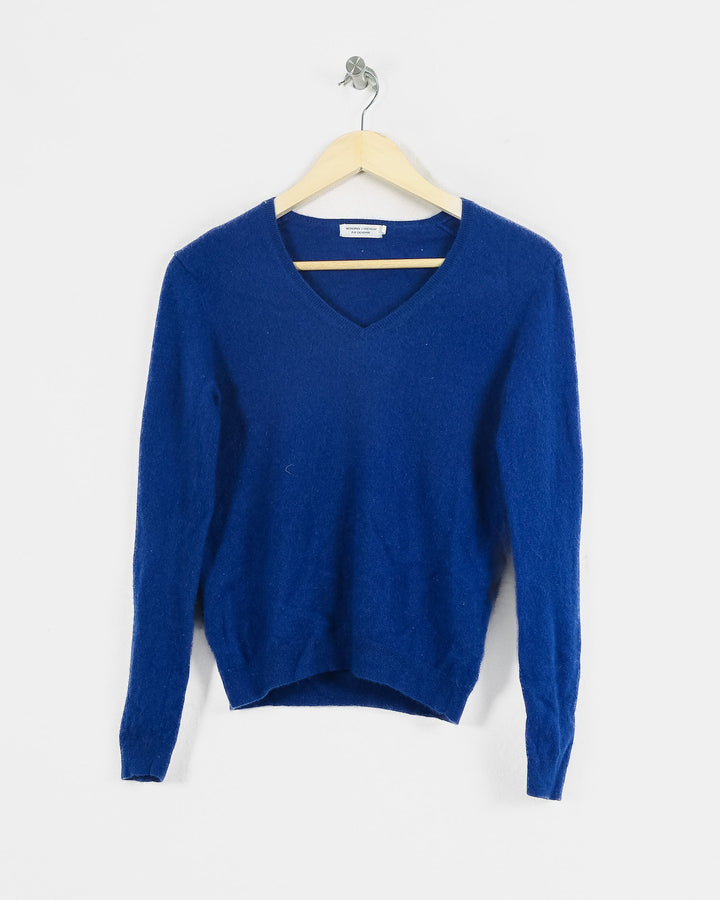 Monoprix Col V Bleu