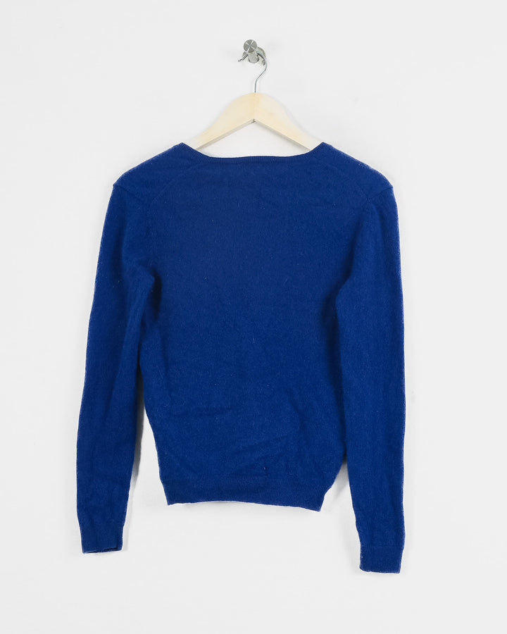 Monoprix Col V Bleu