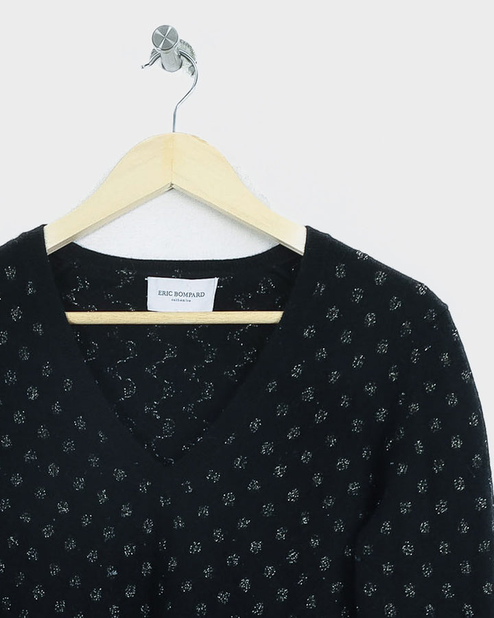 Eric Bompard Col V Noir
