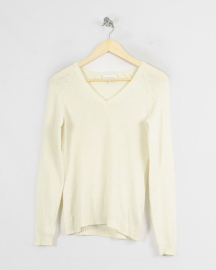 Eric Bompard Col V Beige