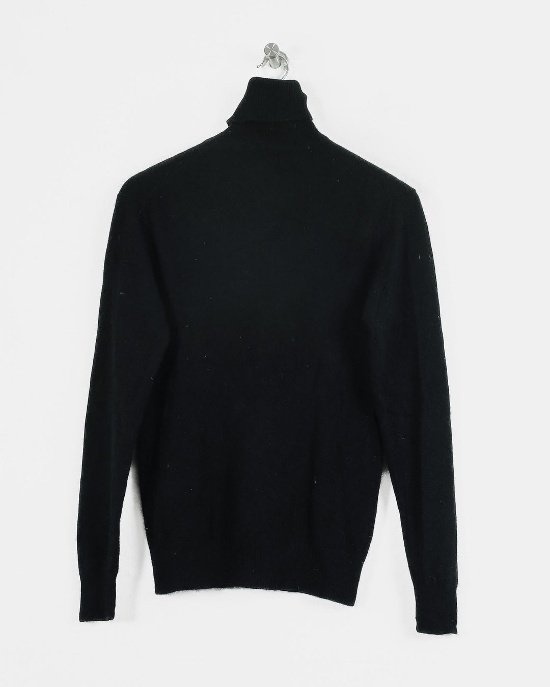 Ns..Cashmere Col Roulé Noir