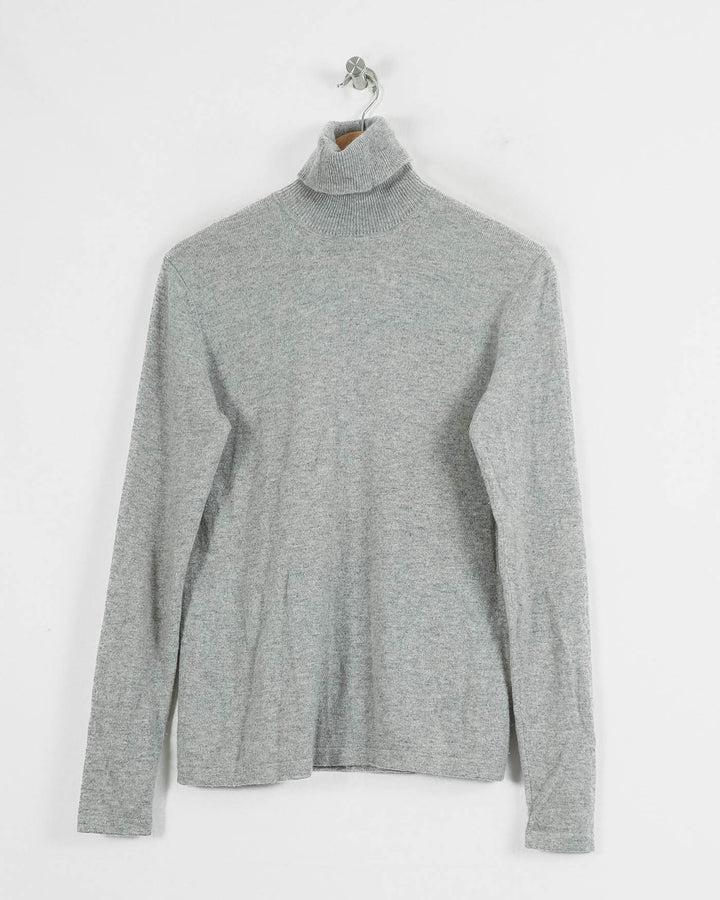 Acanthe Cachemire Col Roulé Gris