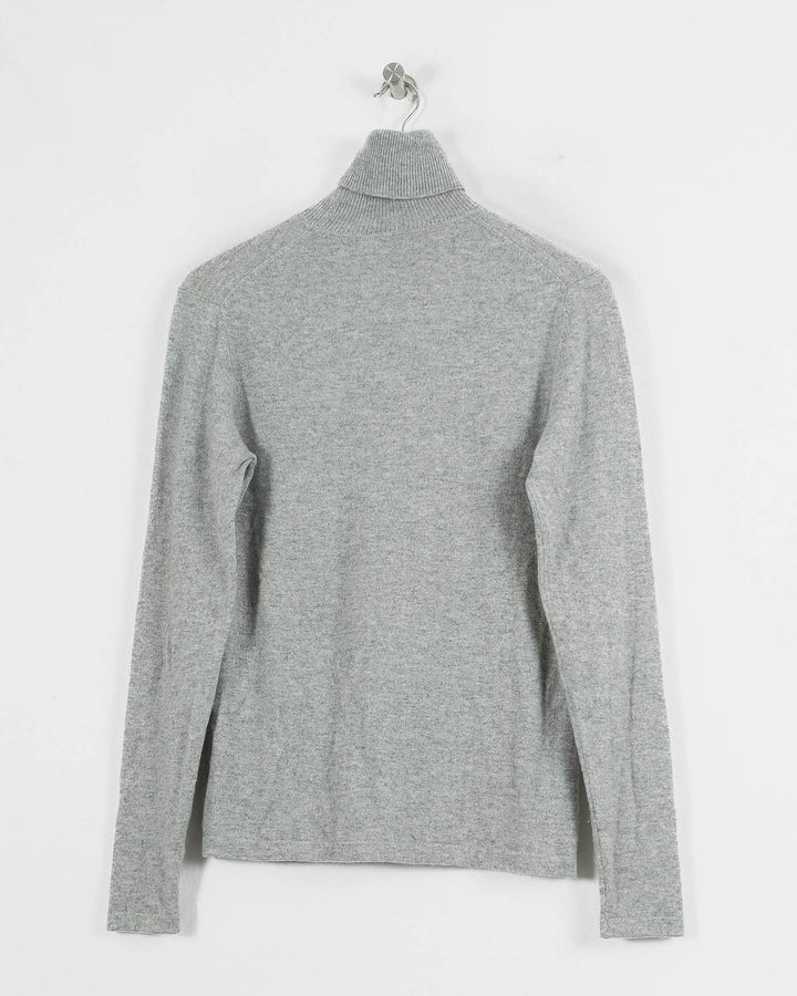 Acanthe Cachemire Col Roulé Gris