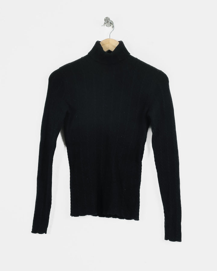 Eric Bompard Col Roulé Noir